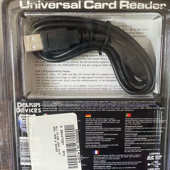 Delkin Devices Universal Card Reader Pro Edition - Picture 6 of 7